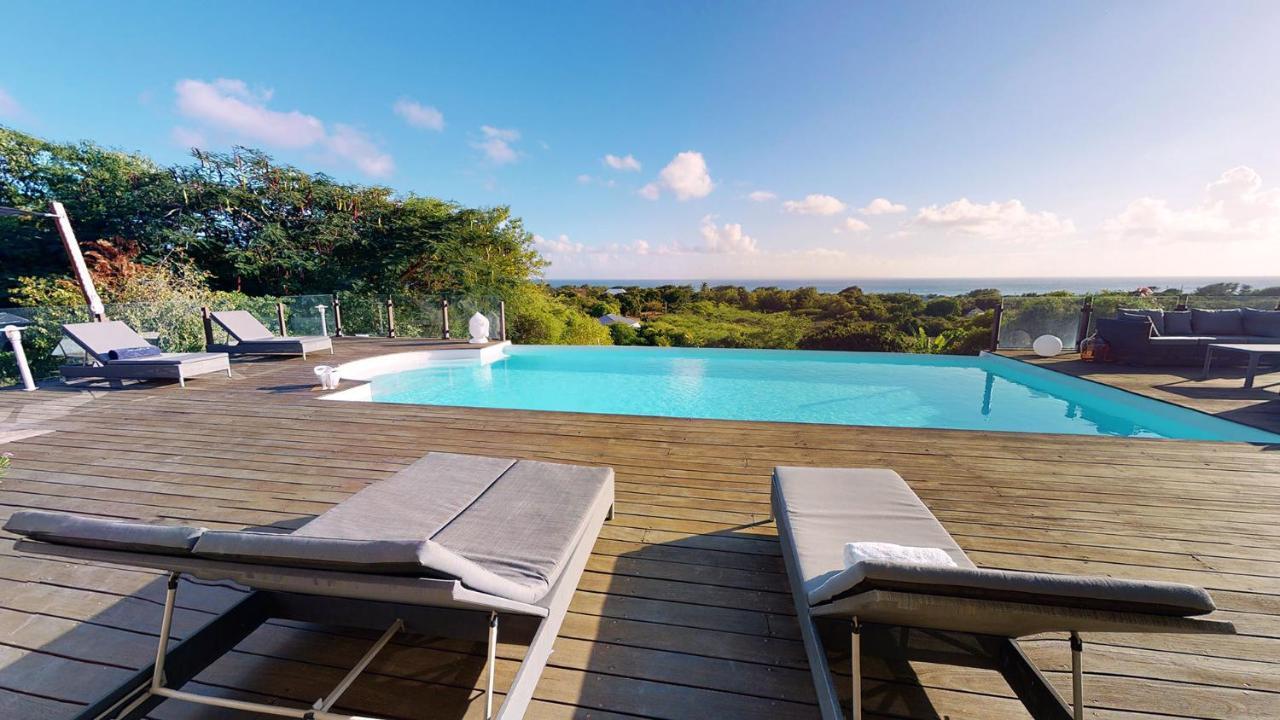 Villa Deluxe L'Hacienda Villa Vue Mer 180 Piscine Jacuzzi Proche Plage Marina Golf Pointe Des Chateaux Et Casino Jardin Clos Voyage Durable Saint-Francois  Zewnętrze zdjęcie
