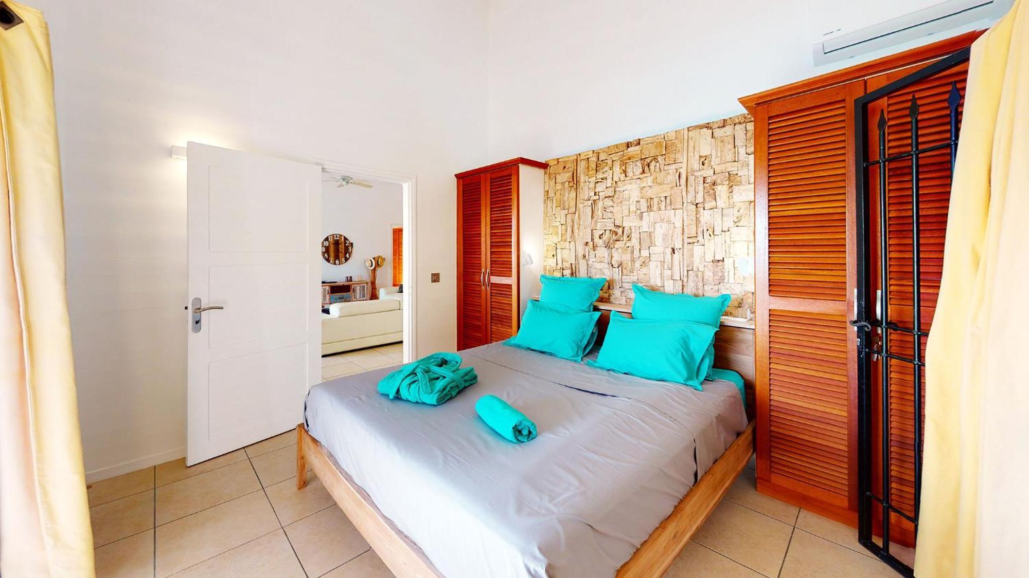 Villa Deluxe L'Hacienda Villa Vue Mer 180 Piscine Jacuzzi Proche Plage Marina Golf Pointe Des Chateaux Et Casino Jardin Clos Voyage Durable Saint-Francois  Pokój zdjęcie