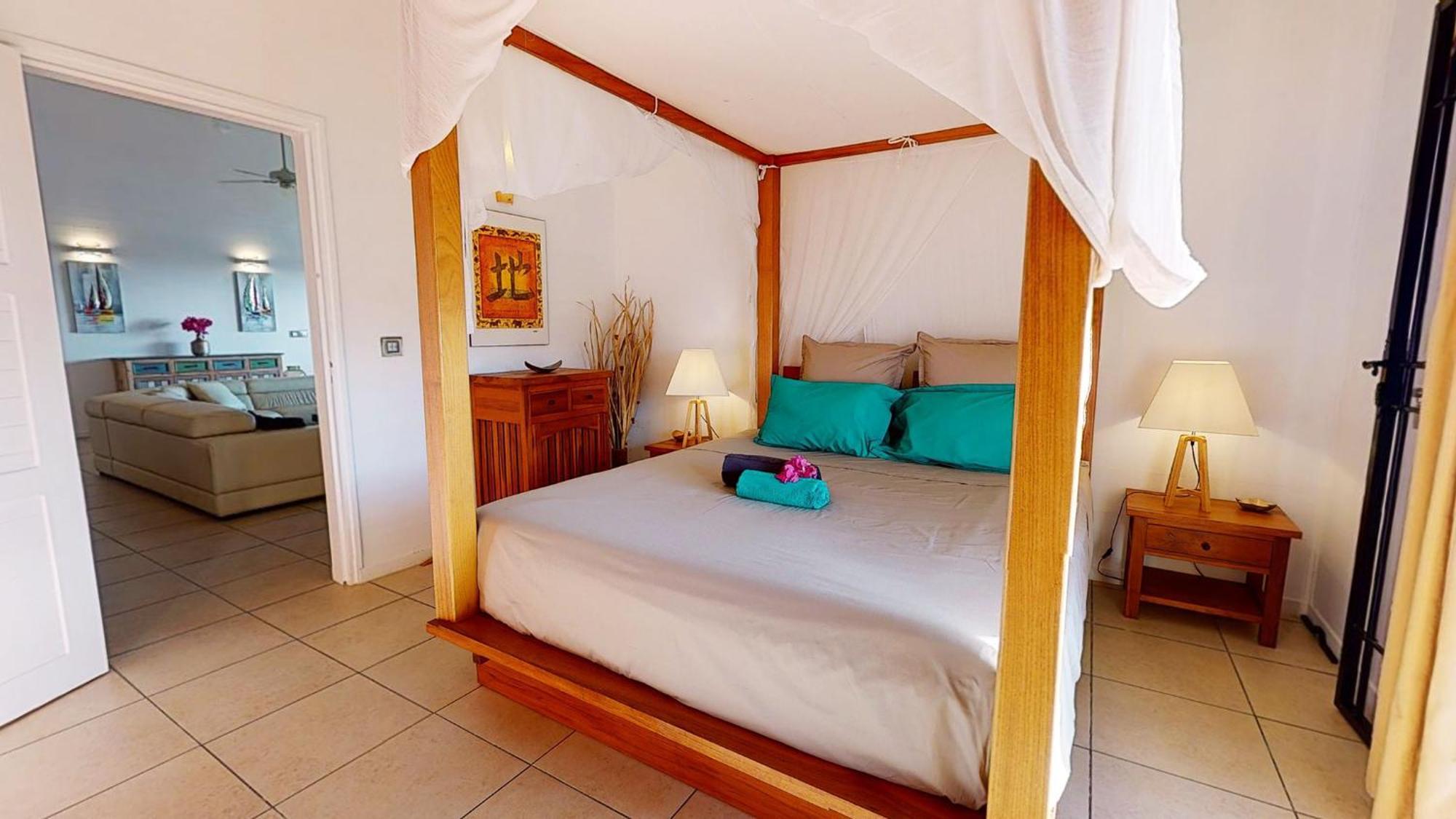 Villa Deluxe L'Hacienda Villa Vue Mer 180 Piscine Jacuzzi Proche Plage Marina Golf Pointe Des Chateaux Et Casino Jardin Clos Voyage Durable Saint-Francois  Pokój zdjęcie